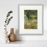 8x10" Aluminum Frame with Acid-Free Mat & Plastic Front – For Hanging or Standing, ALFTA Hook Compatible