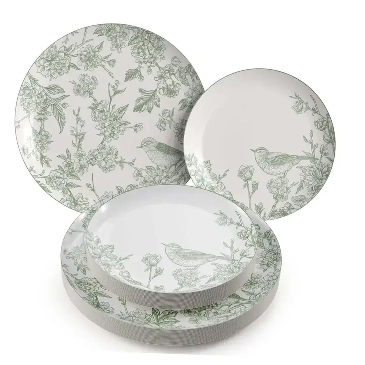 120 Count Earthtrends Yaffa Paper Plates for Party Catering Events Assorted Colors 8 Inch