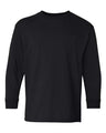 12 Pack : Gildan® Heavy Cotton Youth Crewneck Long Sleeve T-Shirt