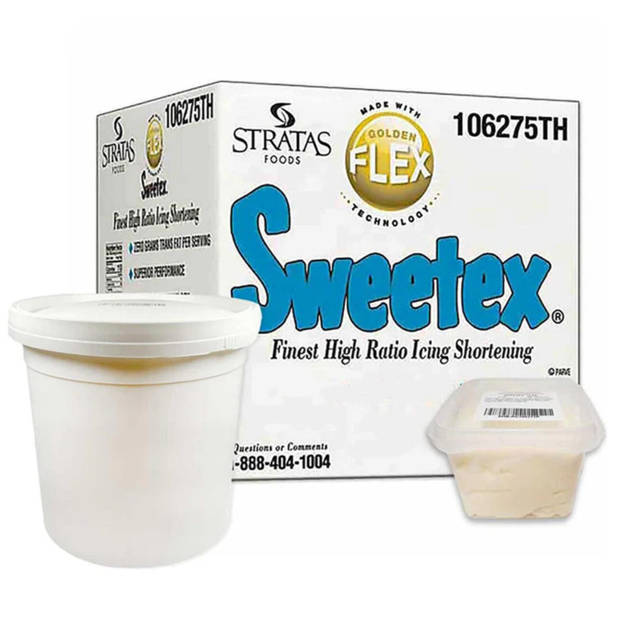 2 lb High Ratio Cake Shortening Sweetex Golden Flex