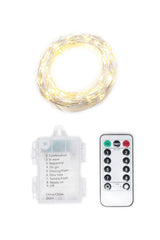 100 LED Battery Operated String Lights with Remote