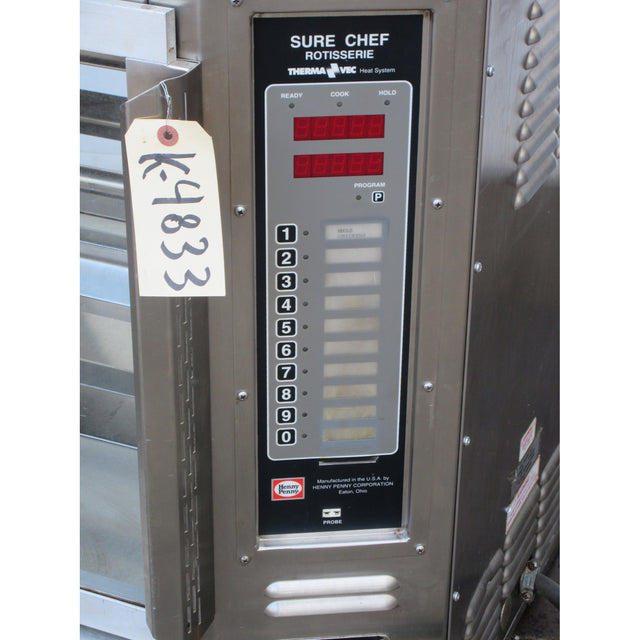 Henny Penny TR-6 6 Spit Electric Countertop Rotisserie, Used Excellent Condition