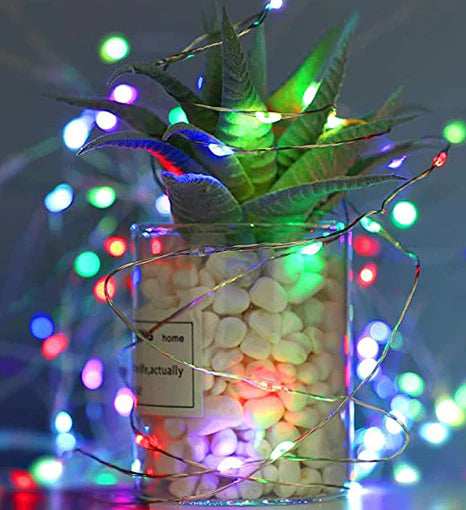 100 LED Battery Operated String Lights with Remote