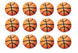 Basketball Sugar Shapes