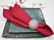 Polyester Dinner Napkin Sample 20x20 Apple Red
