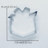 LILIAO Gift Box Present Cookie Cutter, 3.1" Wide x 3.2" Tall x 1" Deep, Stainless Steel