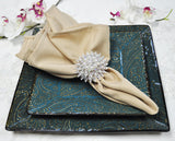Polyester Dinner Napkins Champagne 19x19