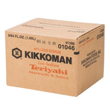 Kikkoman Less Sodium Teriyaki Marinade and Sauce .5 Gallon Container - 6/Case