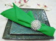 Polyester Dinner Napkin Sample 20x20 Emerald Green