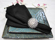 Polyester Dinner Napkin Sample 20x20 Black