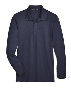 Devon & Jones® CrownLux Performance Tall Plaited Long Sleeve Polo