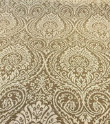 High Note Linen Fabric - Chalk White Floral, 54" Width (1 Yard)