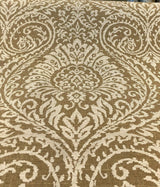 High Note Linen Fabric - Chalk White Floral, 54" Width (1 Yard)