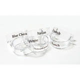 G. E. T. Clips for Salad Dressing Bottle- Set of 8 Clips - Case of 12