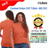 Tultex® Combed Cotton CVC Crewneck Short Sleeve T-Shirt