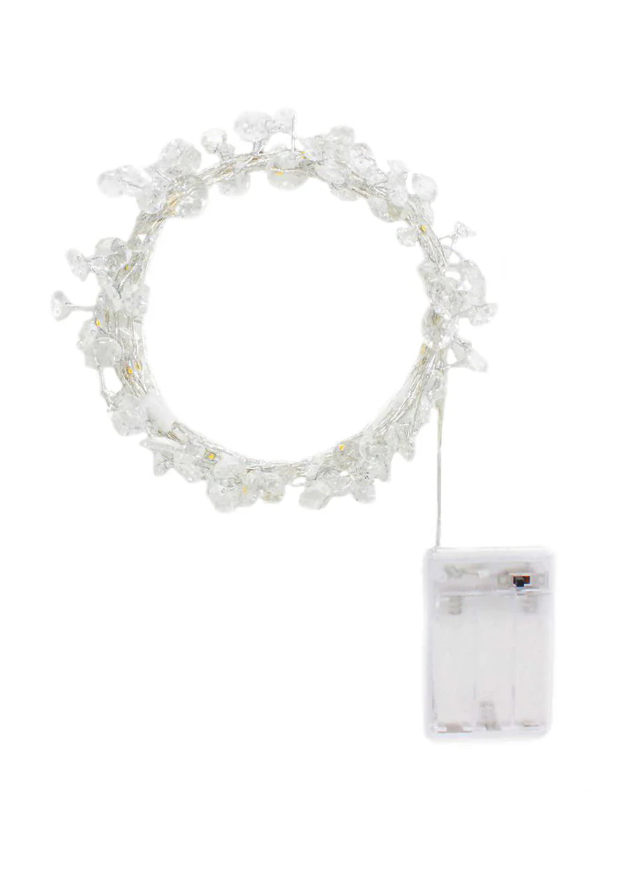 40 LED Crystal Gem Stone Fairy Lights