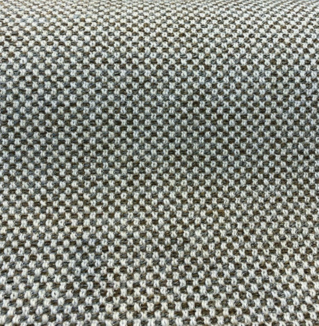 Swavelle Morriston Polyester Acrylic Fabric - Off White With Truffle Brown And Gray, 55" Width (1 Yard)