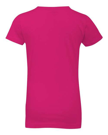 Next Level® Girls’ Cotton Princess Crewneck Short Sleeve T-Shirt