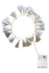 Bohemian Tassel Fairy Lights – 20 Small LED Battery Operated