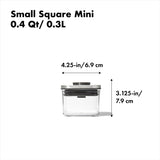 Oxo Steel POP Container - Small Square Mini (0.4 Qt)