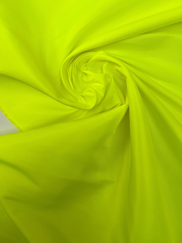 Polyamide Rep Weave Fabric Yellow Green