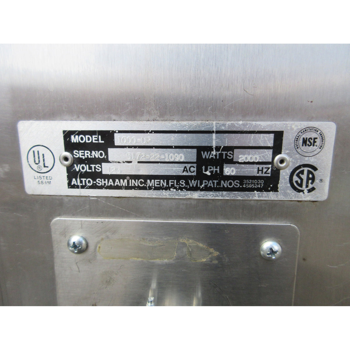 Alto Shaam 1000-UP Double Hot Holding Cabinet, Used Very Good Condition