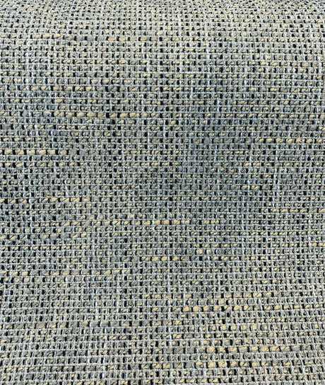 Tafnir Onyx Tweed Chenille Backed Upholstery Fabric - Onyx Tweed, 56" Width (1 Yard)