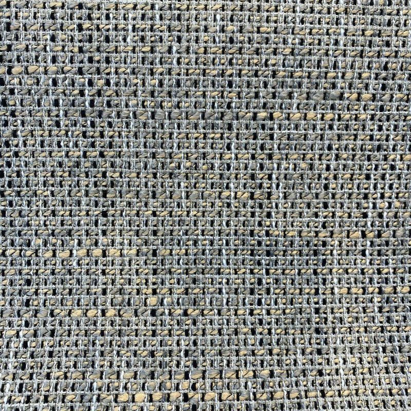 Tafnir Onyx Tweed Chenille Backed Upholstery Fabric - Onyx Tweed, 56" Width (1 Yard)