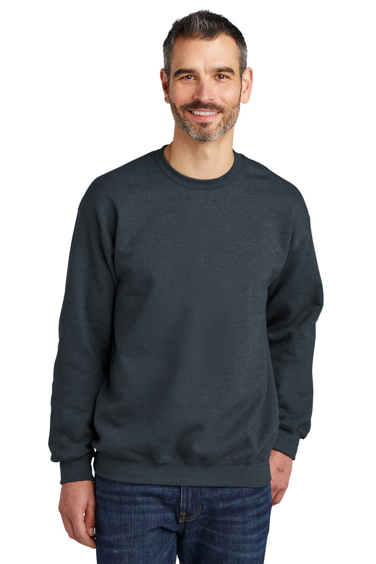 Gildan® Softstyle Crewneck Long Sleeve Sweatshirt