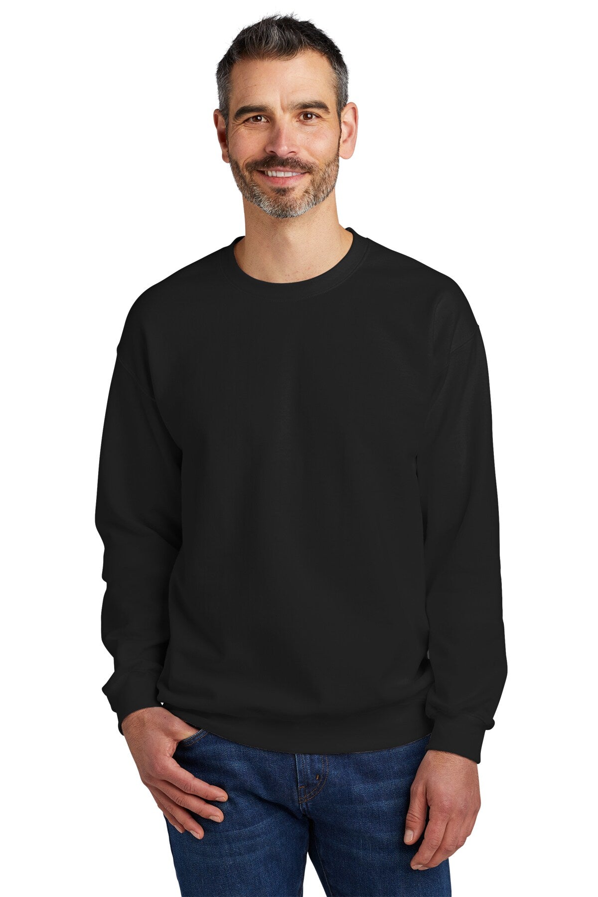 Gildan® Softstyle Crewneck Long Sleeve Sweatshirt