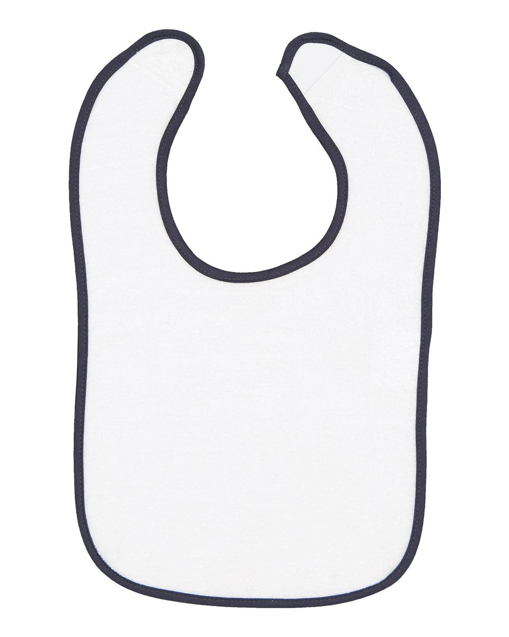RADYAN® Contrast Trim Terry Bibs for Infants - 1003