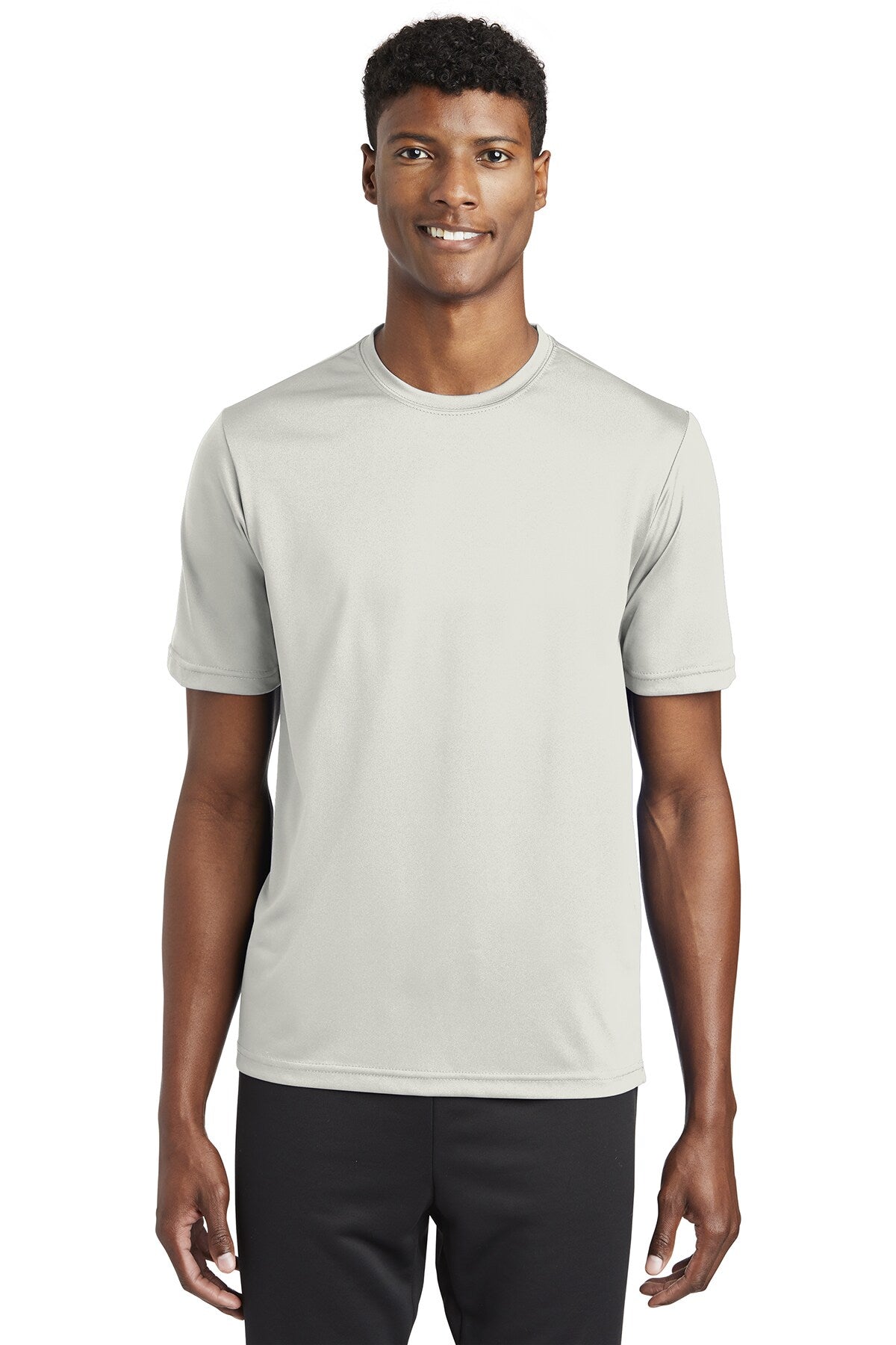 Sport-Tek® Crewneck Short Sleeve Fitted Men's Polyester T-Shirt