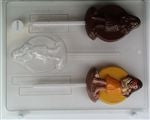 Hula Girls with Moon Sucker Chocolate Mold - CCAO099