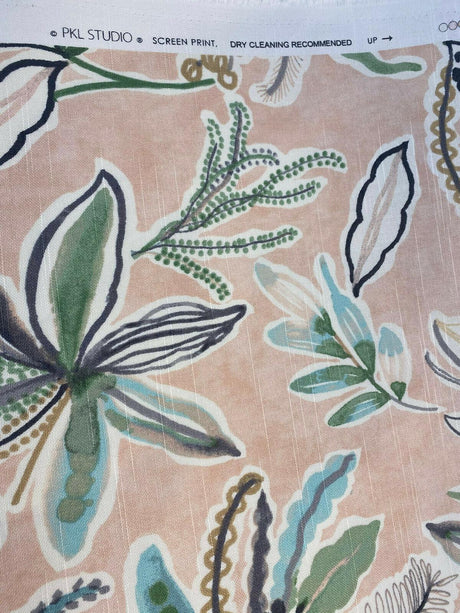PK Sunny Daze 100 Percent Cotton Fabric - Blush Pink Watercolor Floral, 54" Width (1 Yard)