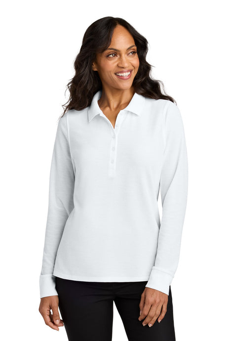 Port Authority® Women’s Wearever Signature Pique Long Sleeve Polo