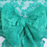 10 Pieces Jade Caspari Lace Chair Sashes Stylish Wedding and Event Decor 9" x 108"