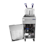Atosa ATFS-35ES Deep Fryer, 35 LBS, 15-3/5 W"-Natural Gas