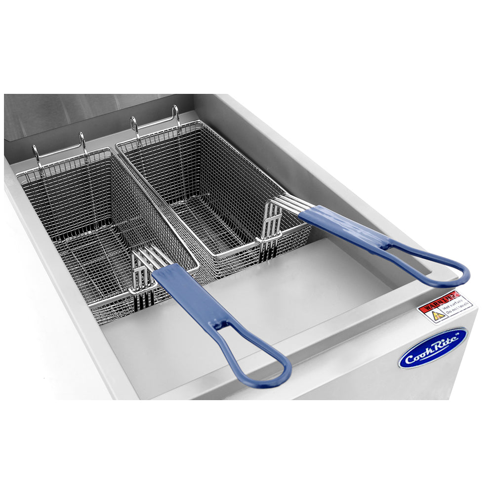 Atosa ATFS-35ES Deep Fryer, 35 LBS, 15-3/5 W"-Natural Gas