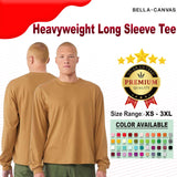 BELLA + CANVAS® Heavyweight Crewneck Long Sleeve Tee