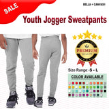BELLA + CANVAS® Youth Jogger Sweatpants - 3727Y