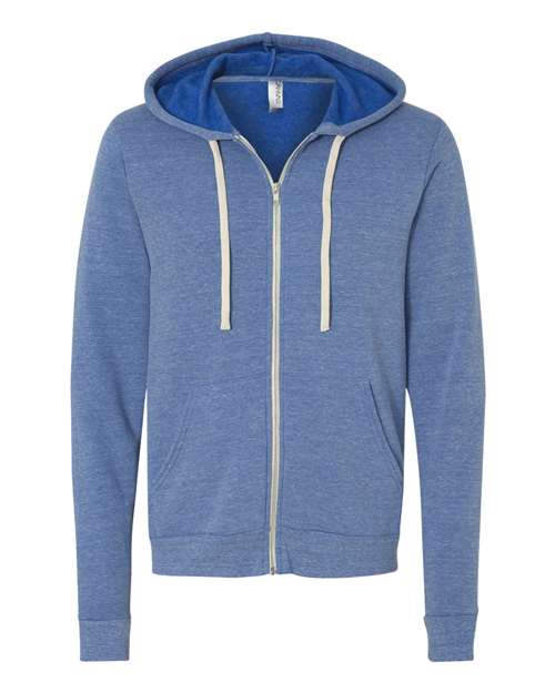 BELLA + CANVAS® Triblend Sponge Fleece Full Zip Hoodie