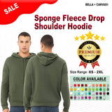 BELLA + CANVAS® Sponge Fleece Drop Shoulder Hoodie