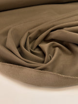 Eco Brown Cotton Gabardine
