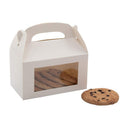 6" x 7" Orange Cardstock Treat Boxes with Display Window – Set of 12
