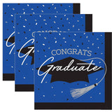 Creative Converting School Spirit Blue Graduation Dinner Napkins – 108ct