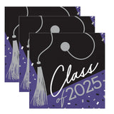 Creative Converting School Spirit Purple Class of 2025 Paper Dinner Napkins – 108 Count