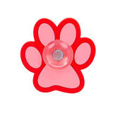 12-Pack 2 1/4" Bright Red Paw Print Fidget Spinners