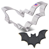 Ann Clark Bat Cookie Cutter, 2.7" x 4.9"