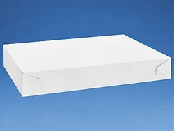26x18.5x4 White Cake Box - 5 Pack (10 Pieces)