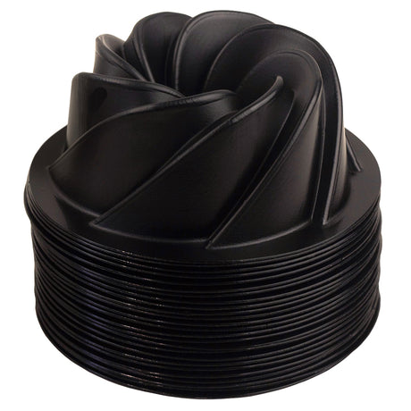 O'Creme Bakeable Plastic Mini Swirl Cake Pans, 4" Dia. x 2" H - Case of 1000